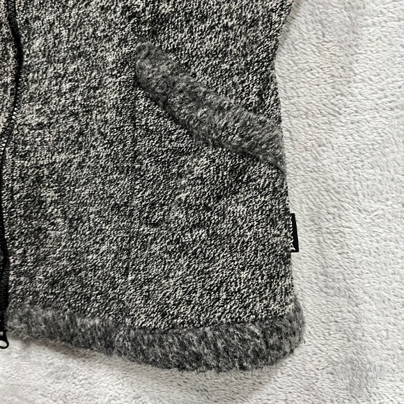 Vintage PrAna Jacket Women Medium Fleece Gray Outdoors USA Cottage Barn Full Zip - Picture 8 of 14